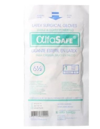 Guantes quirúrgicos latex par