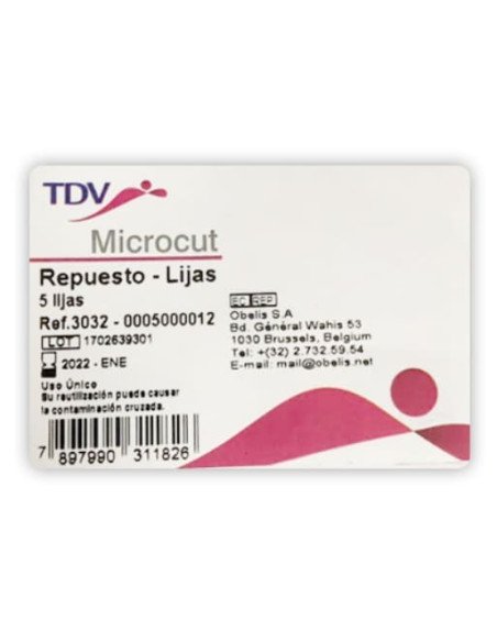 Microcut TDV  repuesto lijas 5 uds