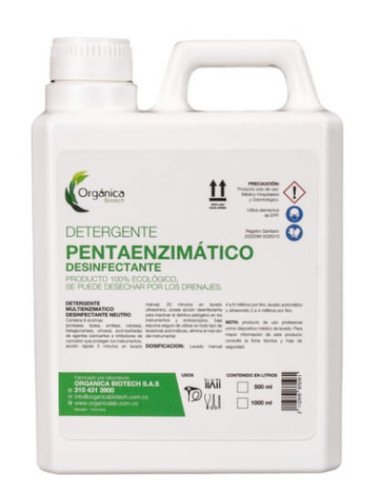 Detergente multienzimático