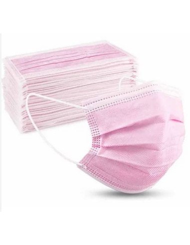 Tapabocas rosado