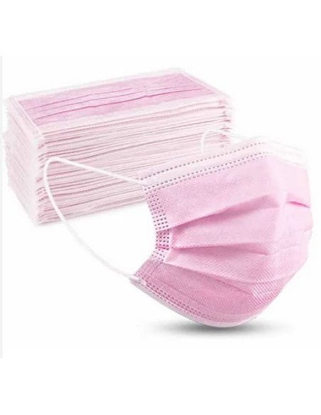 Tapabocas rosado