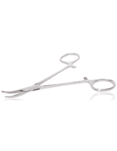 Pinza mosquito curva