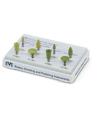 Kit de pulido de resinas ecocomp EVE