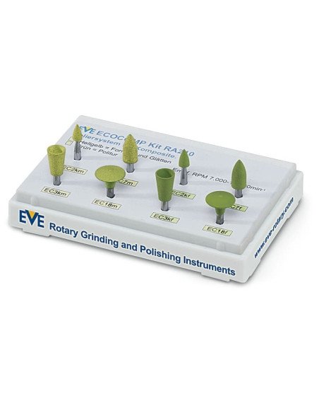 Kit de pulido de resinas ecocomp EVE
